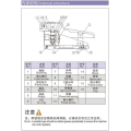 ESP pneumatic 3F,3FM series 3/2 way foot pedal valves